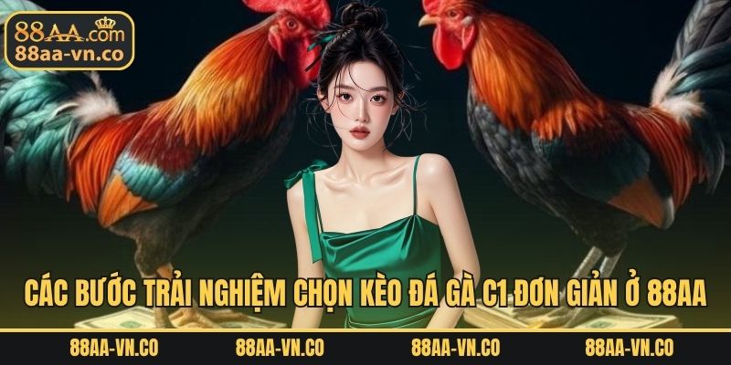Các bước trải nghiệm chọn kèo đá gà C1 đơn giản ở 88AA