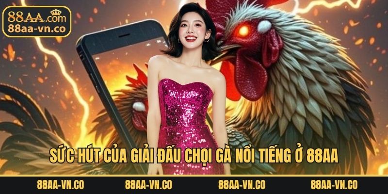 Sức hút của giải đấu chọi gà nổi tiếng ở 88AA