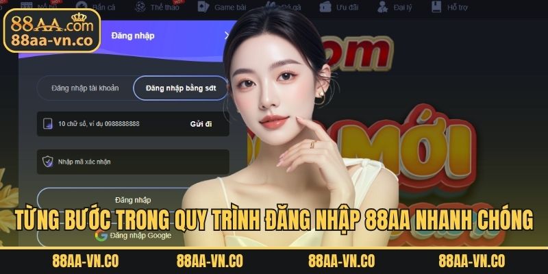 Từng bước trong quy trình đăng nhập 88AA nhanh chóng