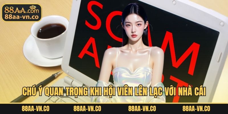 Chú ý quan trọng khi hội viên lên lạc với nhà cái