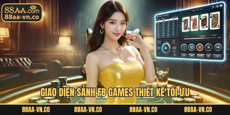 Giao diện sảnh FB GAMES thiết kế tối ưu
